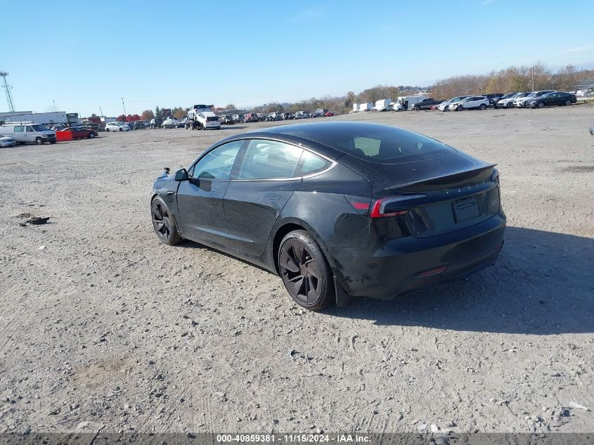 VIN 5YJ3E1ET5RF828356 2024 TESLA MODEL 3 no.3