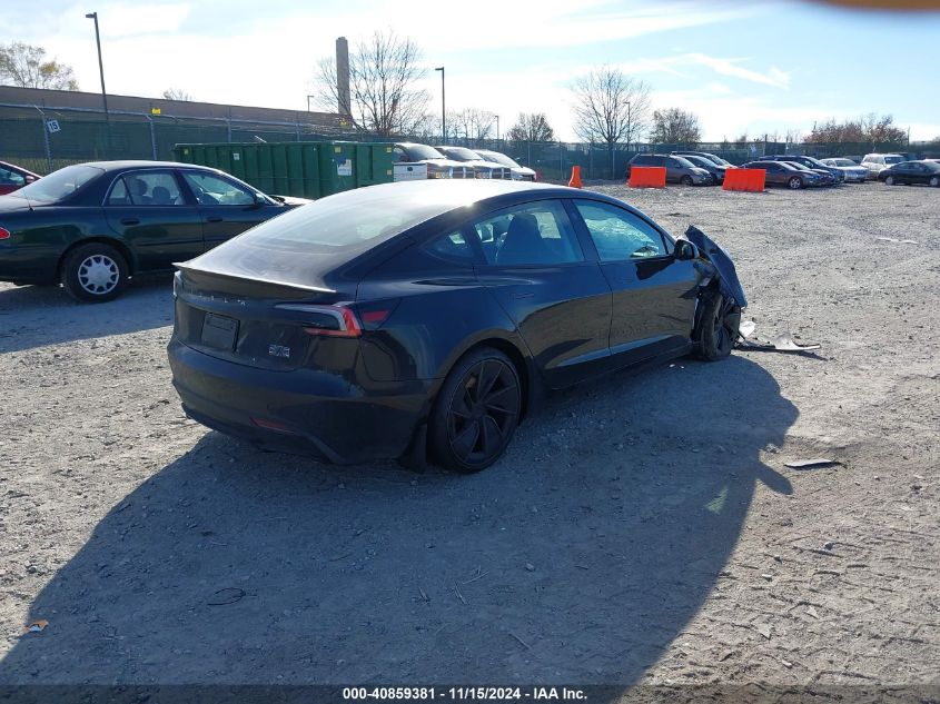 VIN 5YJ3E1ET5RF828356 2024 TESLA MODEL 3 no.4