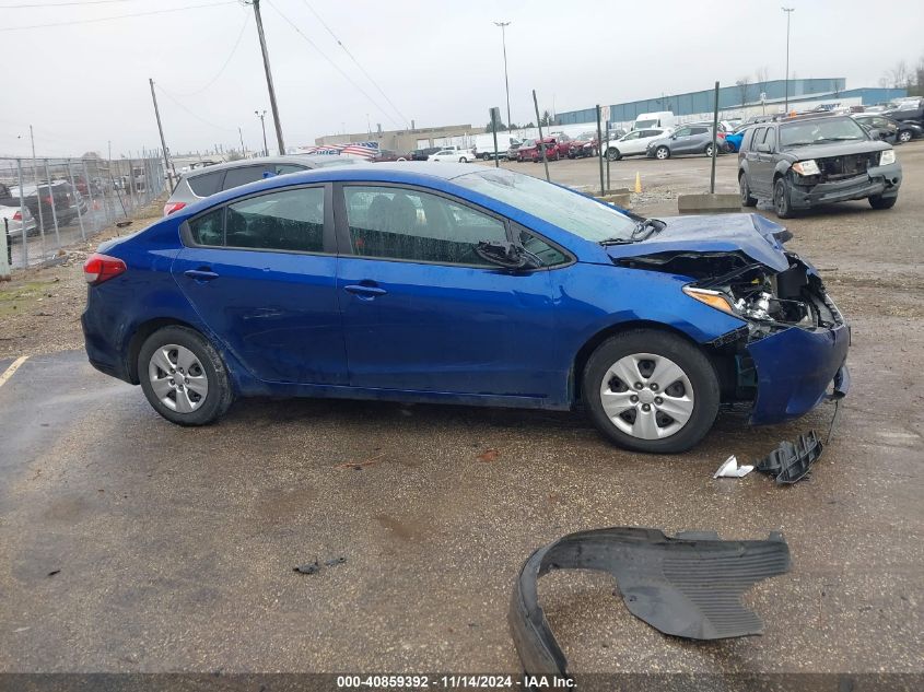 2018 Kia Forte Lx VIN: 3KPFK4A76JE273721 Lot: 40859392