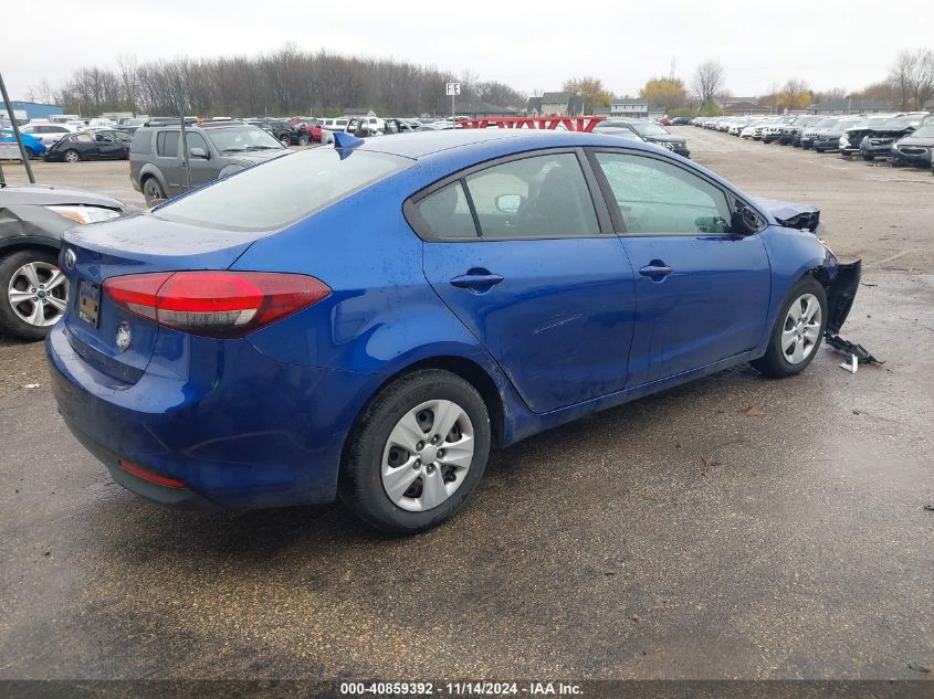 2018 Kia Forte Lx VIN: 3KPFK4A76JE273721 Lot: 40859392