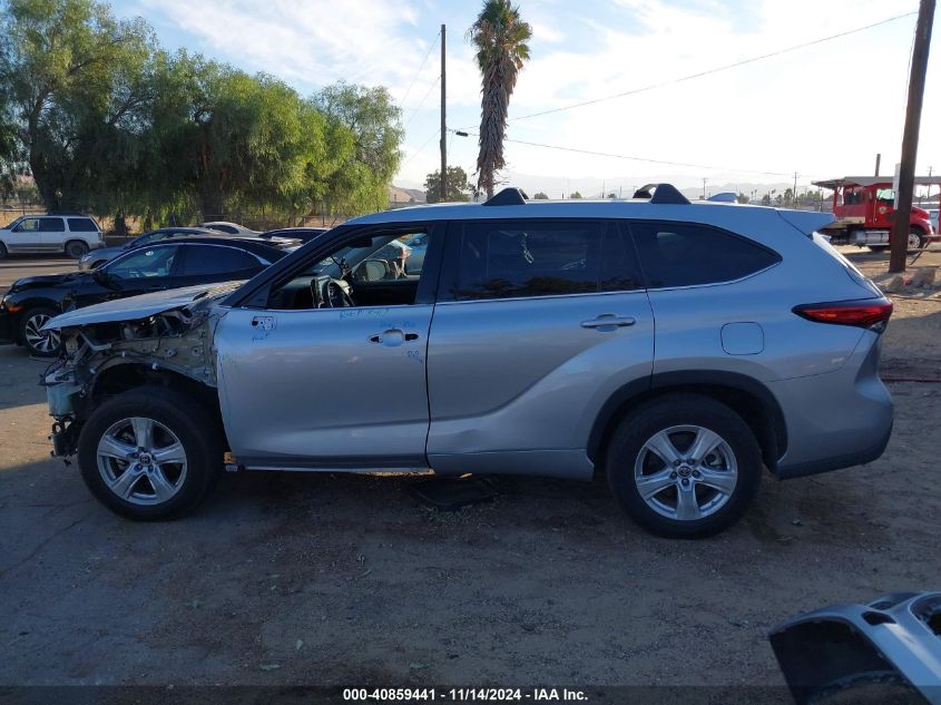 2021 Toyota Highlander L VIN: 5TDCZRAH7MS535969 Lot: 40859441