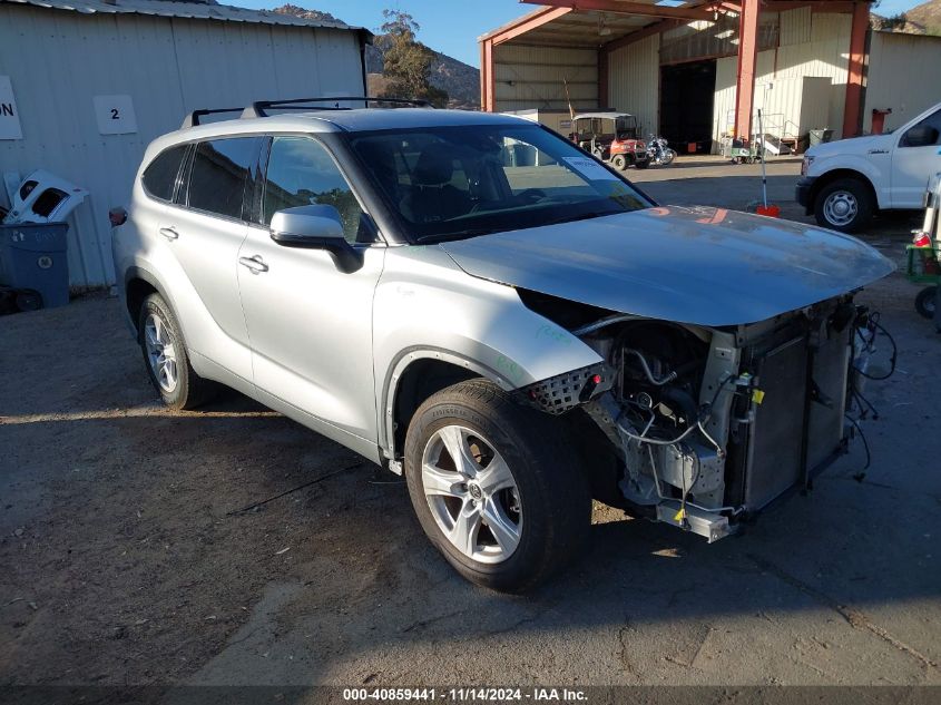 2021 Toyota Highlander L VIN: 5TDCZRAH7MS535969 Lot: 40859441