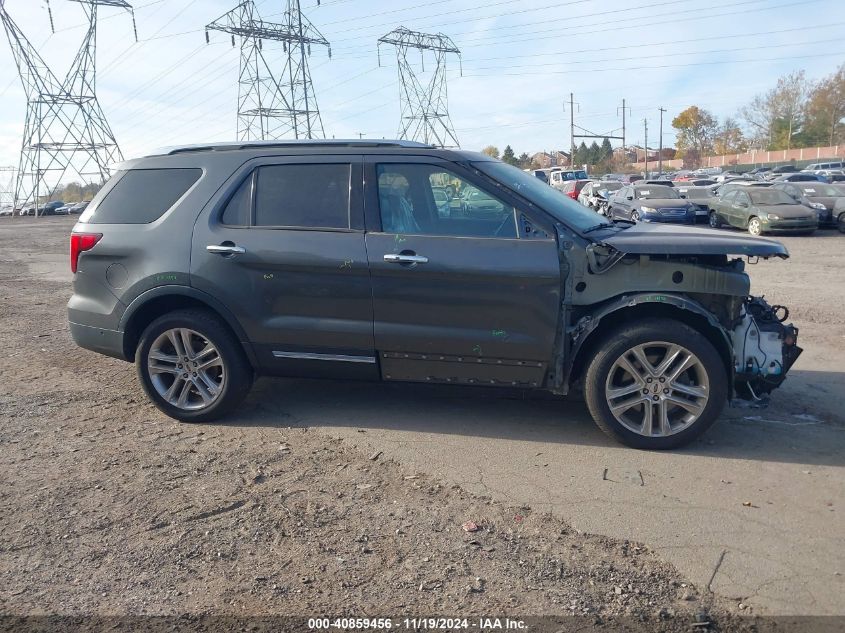 2017 Ford Explorer Limited VIN: 1FM5K8F88HGD75788 Lot: 40859456