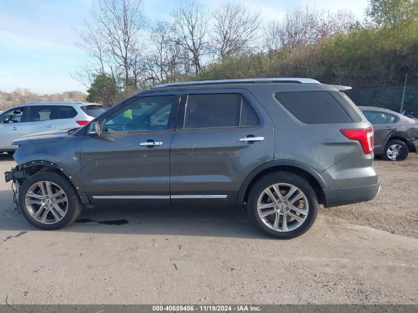 2017 Ford Explorer Limited VIN: 1FM5K8F88HGD75788 Lot: 40859456