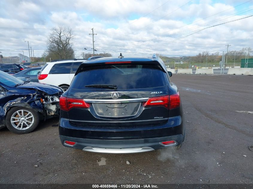 2014 Acura Mdx Advance Pkg W/Entertainment Pkg VIN: 5FRYD4H85EB037562 Lot: 40859466