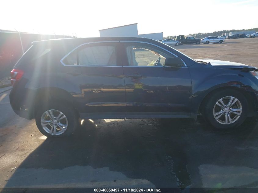 2017 Chevrolet Equinox Ls VIN: 2GNALBEK7H1545721 Lot: 40859497