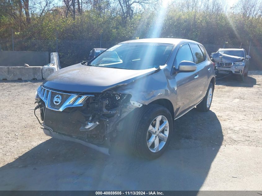 2010 Nissan Murano S VIN: JN8AZ1MW6AW128471 Lot: 40859505