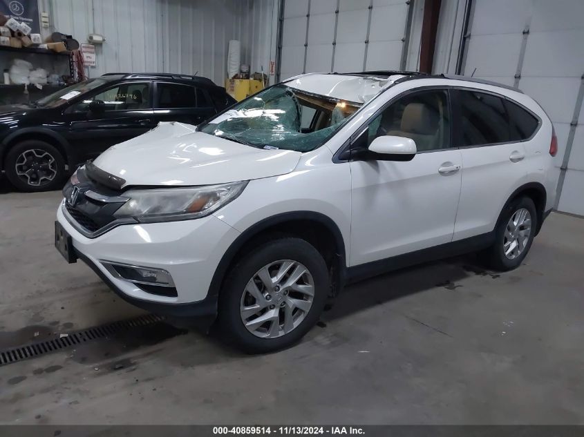 VIN 5J6RM4H7XFL133340 2015 Honda CR-V, Ex-L no.2