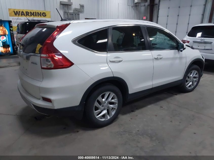 VIN 5J6RM4H7XFL133340 2015 Honda CR-V, Ex-L no.4