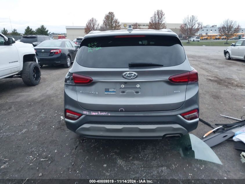 2020 Hyundai Santa Fe Sel VIN: 5NMS3CAD1LH170195 Lot: 40859519