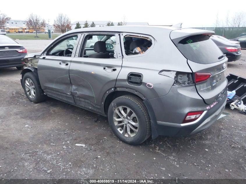 2020 Hyundai Santa Fe Sel VIN: 5NMS3CAD1LH170195 Lot: 40859519