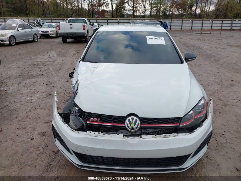 2019 Volkswagen Golf Gti 2.0T Autobahn/2.0T Rabbit Edition/2.0T S/2.0T Se VIN: 3VW5T7AU4KM006954 Lot: 40859570