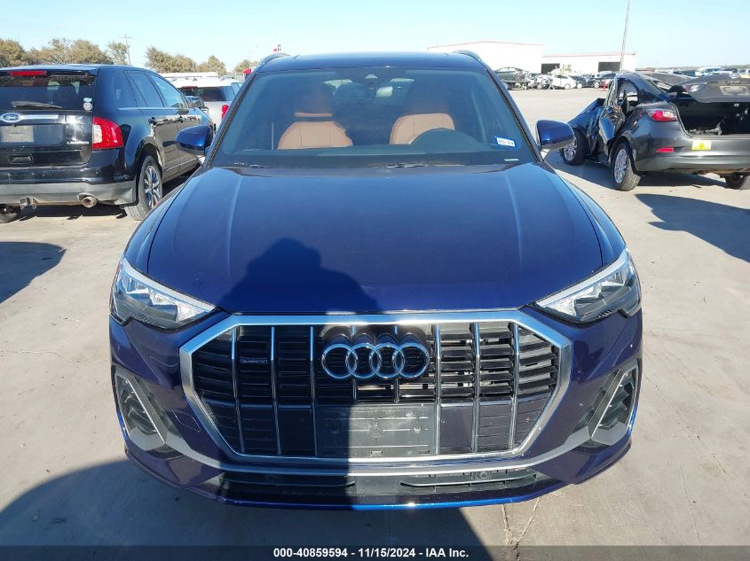 2022 Audi Q3 Premium 45 Tfsi S Line Quattro Tiptronic VIN: WA1DECF33N1086938 Lot: 40859594