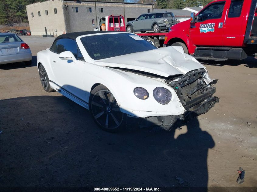 2013 BENTLEY CONTINENTAL GTC V8 - SCBGT3ZA8DC087043