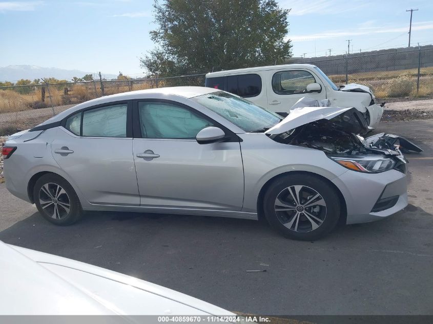 2021 Nissan Sentra Sv Xtronic Cvt VIN: 3N1AB8CV7MY216074 Lot: 40859670