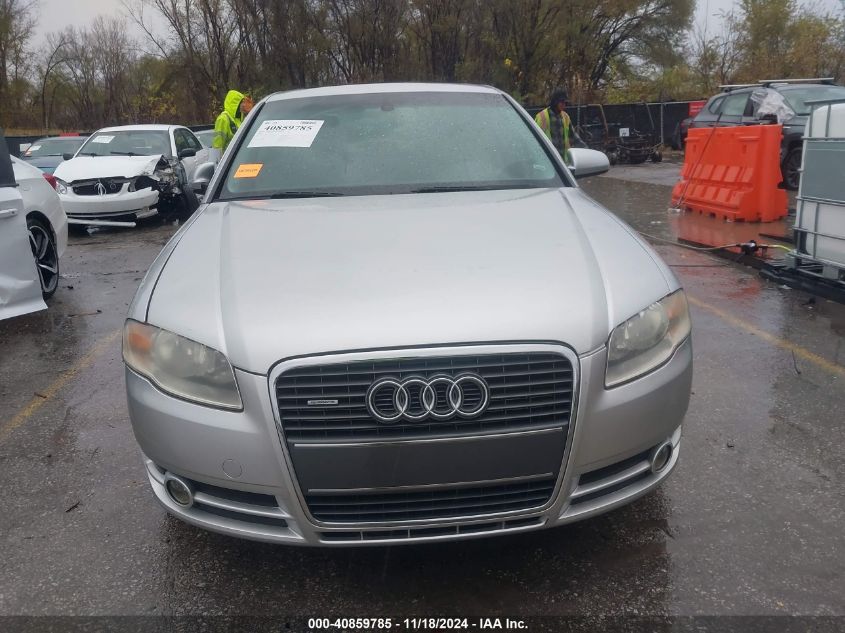 2006 Audi A4 3.2 VIN: WAUDH78E96A192408 Lot: 40859785