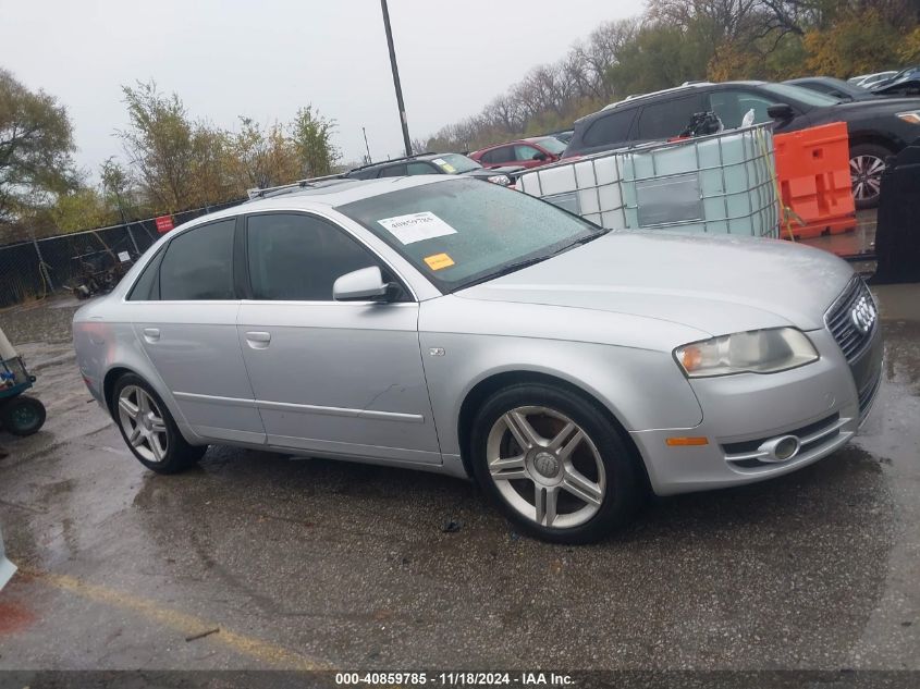 2006 Audi A4 3.2 VIN: WAUDH78E96A192408 Lot: 40859785