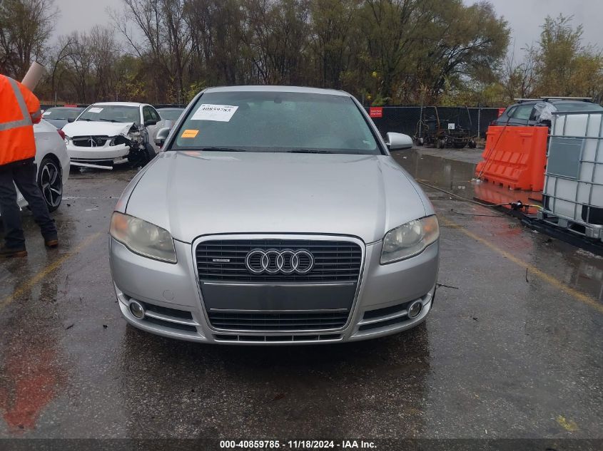 2006 Audi A4 3.2 VIN: WAUDH78E96A192408 Lot: 40859785