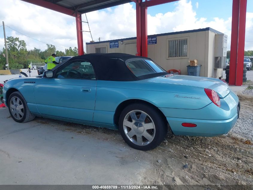 2002 Ford Thunderbird VIN: 1FAHP60A72Y126392 Lot: 40859789