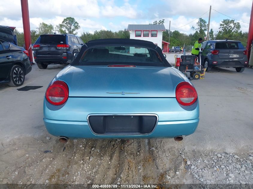 2002 Ford Thunderbird VIN: 1FAHP60A72Y126392 Lot: 40859789