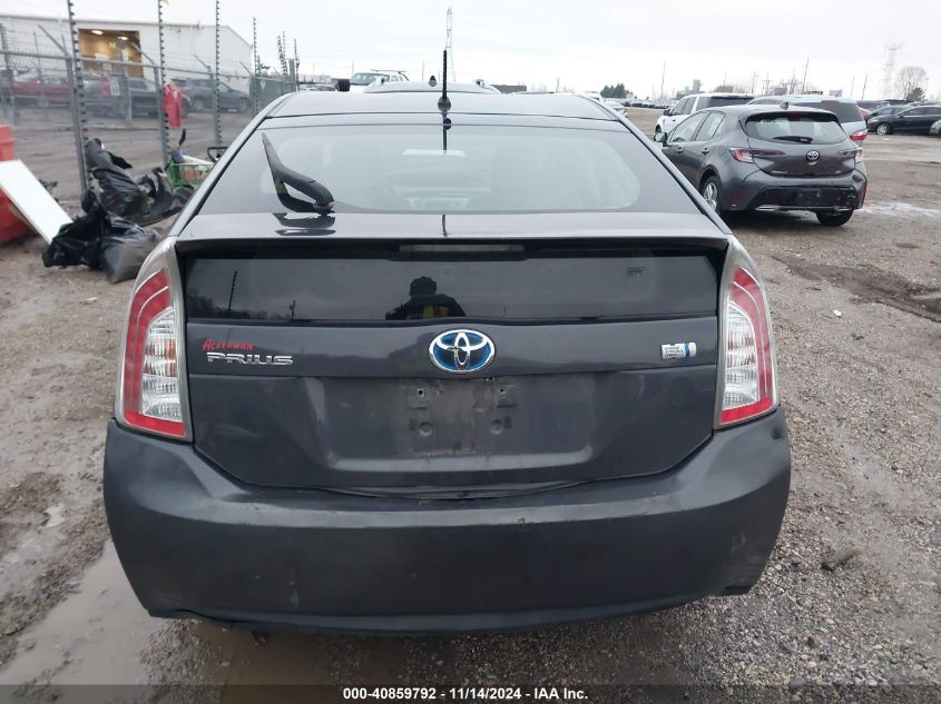 2013 Toyota Prius Two VIN: JTDKN3DU6D5664711 Lot: 40859792