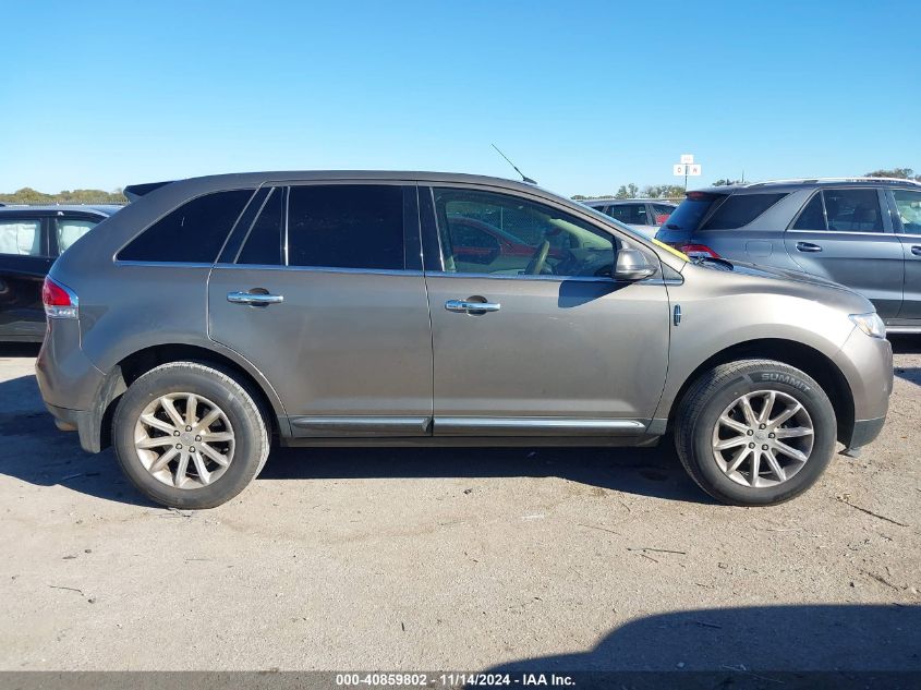 2012 Lincoln Mkx VIN: 2LMDJ6JK1CBL17600 Lot: 40859802