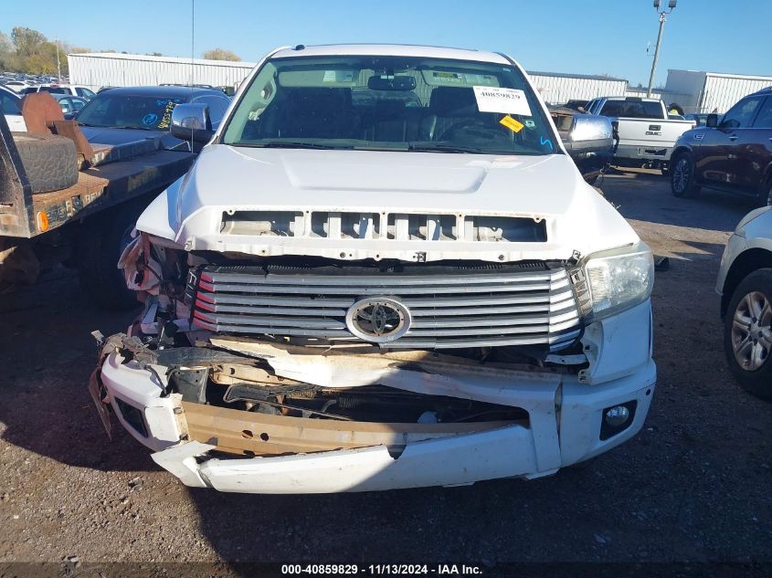 2014 Toyota Tundra Platinum 5.7L V8 VIN: 5TFAW5F10EX396753 Lot: 40859829