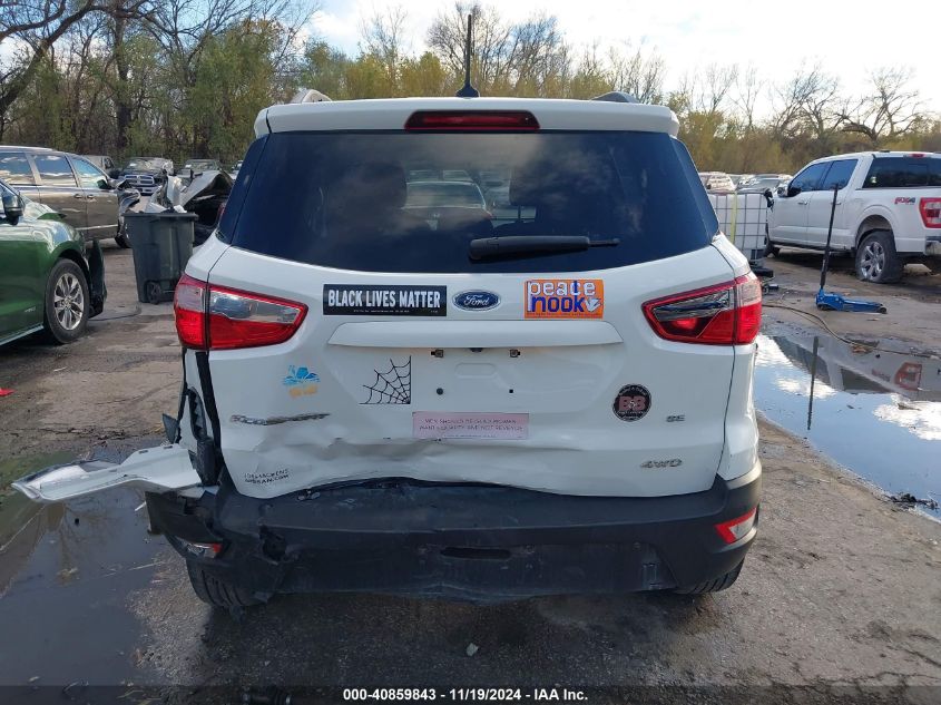 2018 Ford Ecosport Se VIN: MAJ6P1UL3JC240410 Lot: 40859843