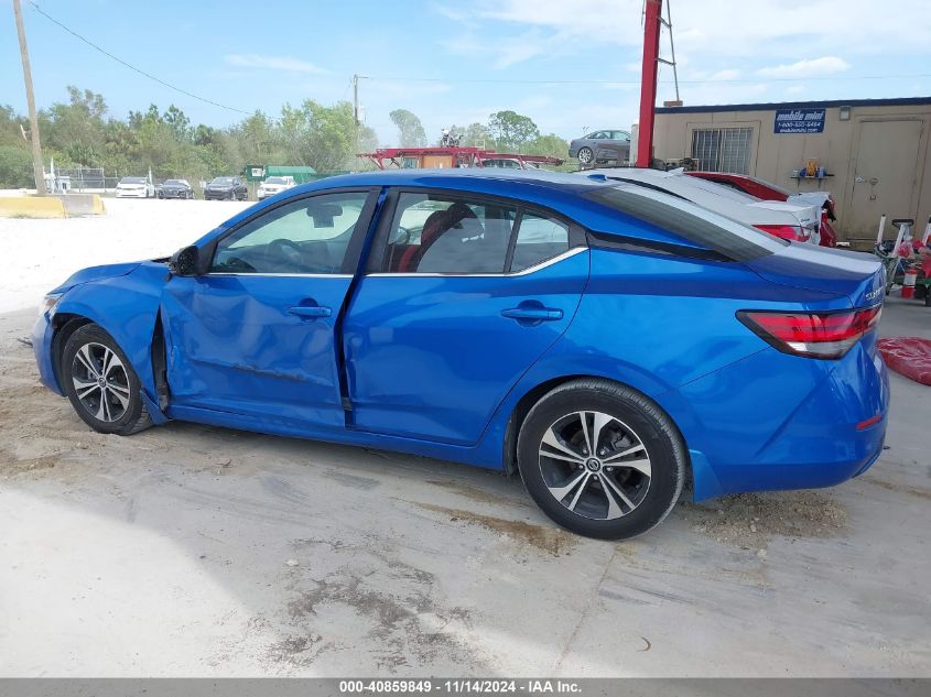 2020 Nissan Sentra Sv Xtronic Cvt VIN: 3N1AB8CV4LY263240 Lot: 40859849