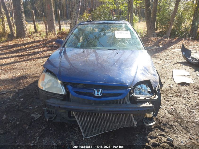 2002 Honda Civic Ex VIN: 1HGEM22932L106334 Lot: 40859856