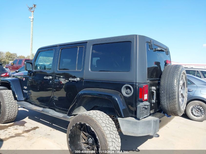 2017 Jeep Wrangler Unlimited Sahara 4X4 VIN: 1C4HJWEG8HL572209 Lot: 40859886