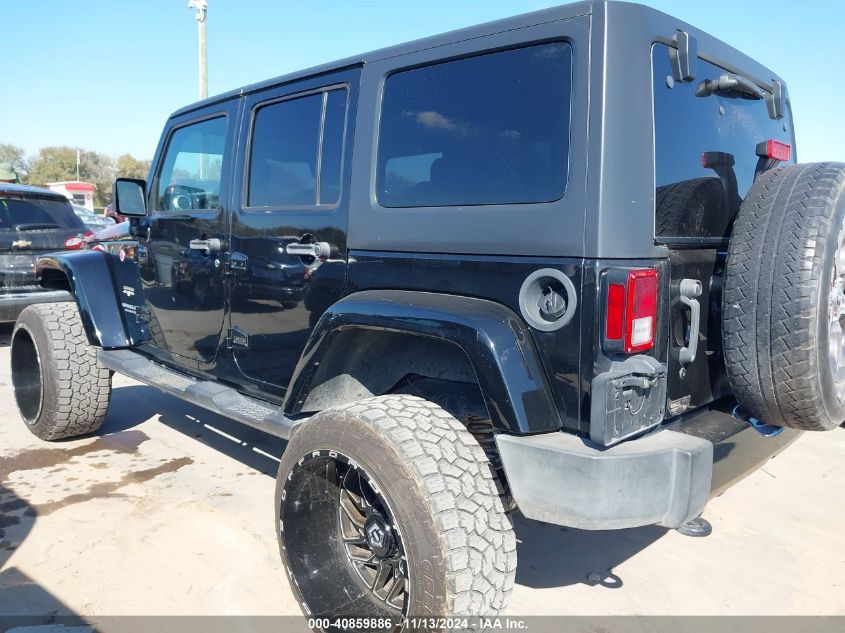 2017 Jeep Wrangler Unlimited Sahara 4X4 VIN: 1C4HJWEG8HL572209 Lot: 40859886