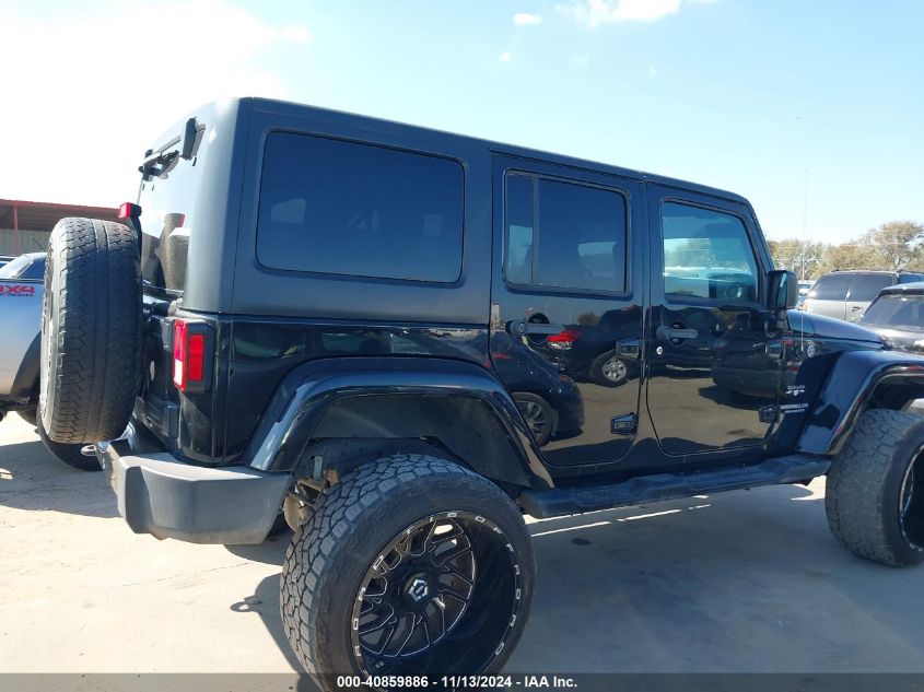 2017 Jeep Wrangler Unlimited Sahara 4X4 VIN: 1C4HJWEG8HL572209 Lot: 40859886