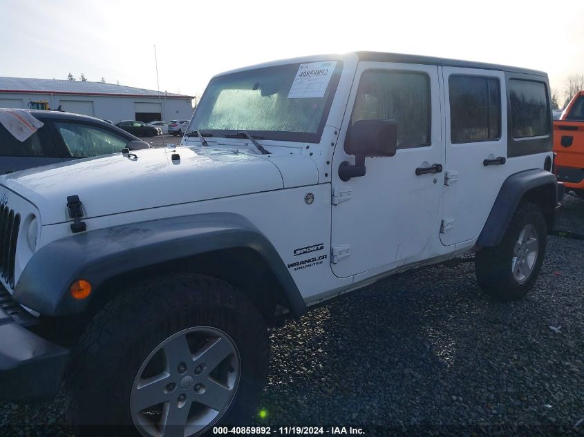 2011 Jeep Wrangler Unlimited Sport VIN: 1J4BA3H15BL584587 Lot: 40859892