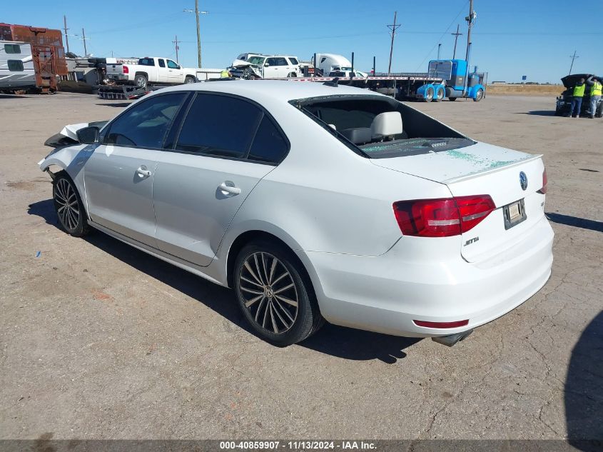 2015 Volkswagen Jetta 1.8T Sport VIN: 3VWD17AJ8FM422177 Lot: 40859907