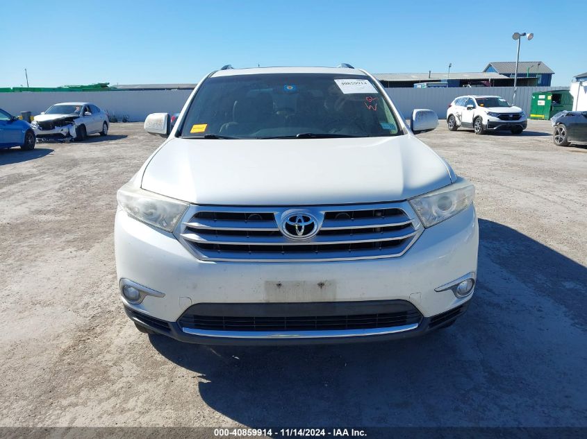 2012 Toyota Highlander Limited V6 VIN: 5TDYK3EH2CS067181 Lot: 40859914