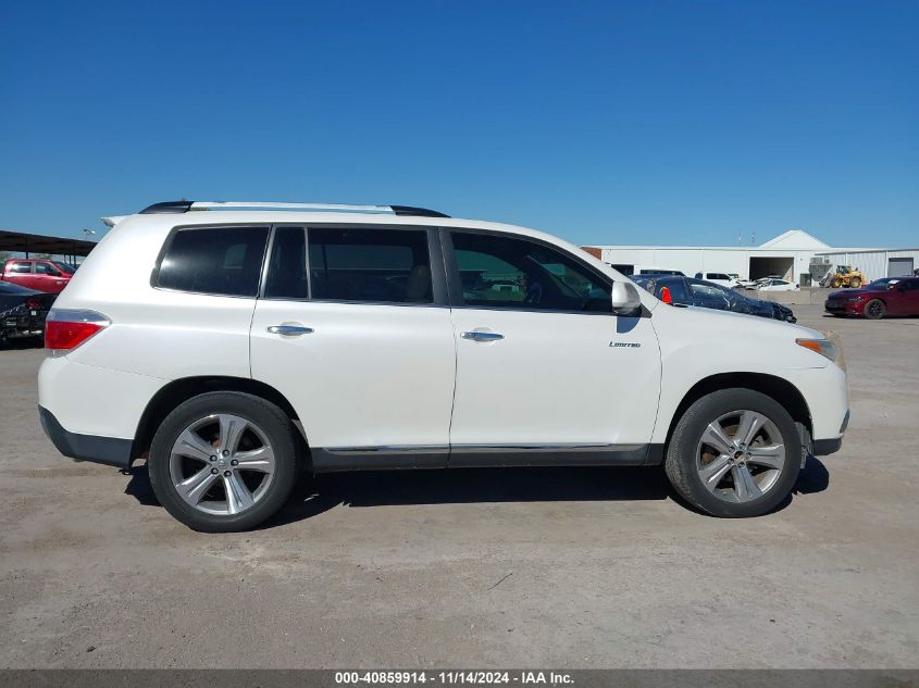 2012 Toyota Highlander Limited V6 VIN: 5TDYK3EH2CS067181 Lot: 40859914