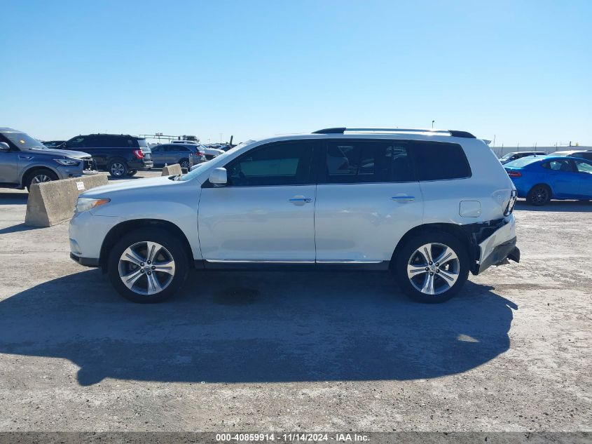 2012 Toyota Highlander Limited V6 VIN: 5TDYK3EH2CS067181 Lot: 40859914