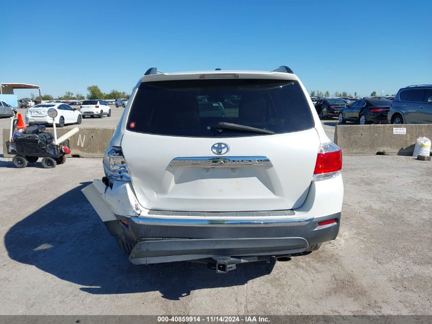 2012 Toyota Highlander Limited V6 VIN: 5TDYK3EH2CS067181 Lot: 40859914