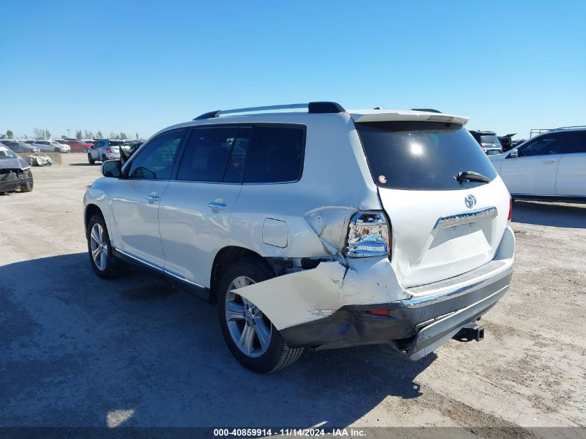 2012 Toyota Highlander Limited V6 VIN: 5TDYK3EH2CS067181 Lot: 40859914