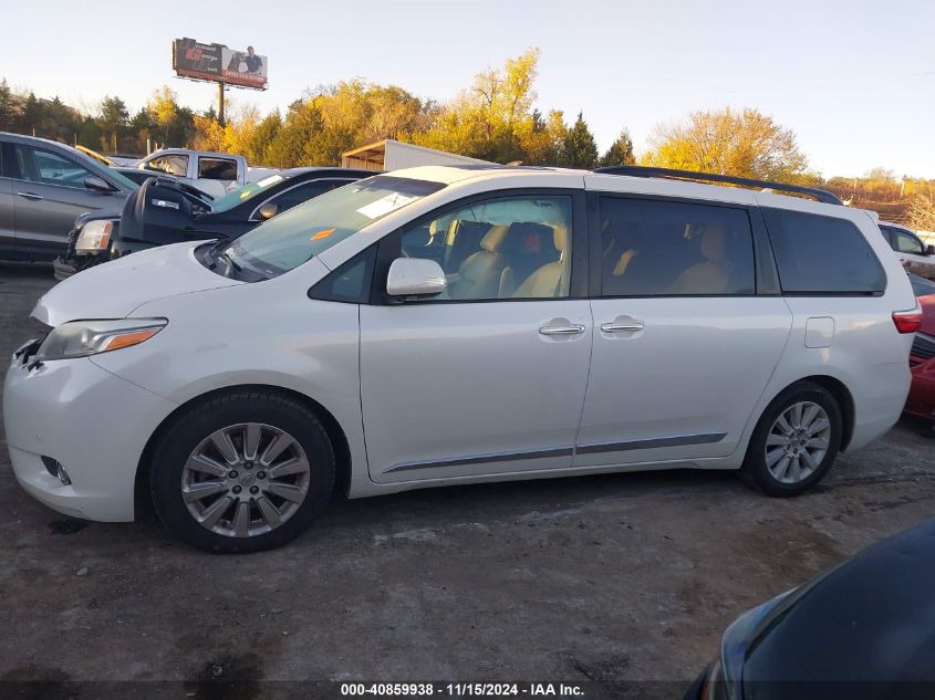 2016 Toyota Sienna Limited Premium 7 Passenger VIN: 5TDYK3DC9GS759983 Lot: 40859938