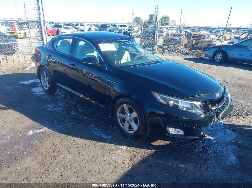 VIN 5XXGM4A78FG377527 2015 KIA Optima, LX no.1