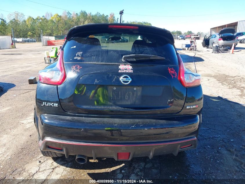 2015 Nissan Juke Nismo VIN: JN8AF5MV3FT558796 Lot: 40859980