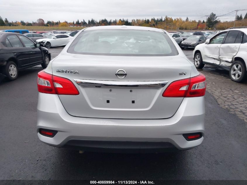 2017 Nissan Sentra Sv VIN: 3N1AB7AP2HL719917 Lot: 40859984