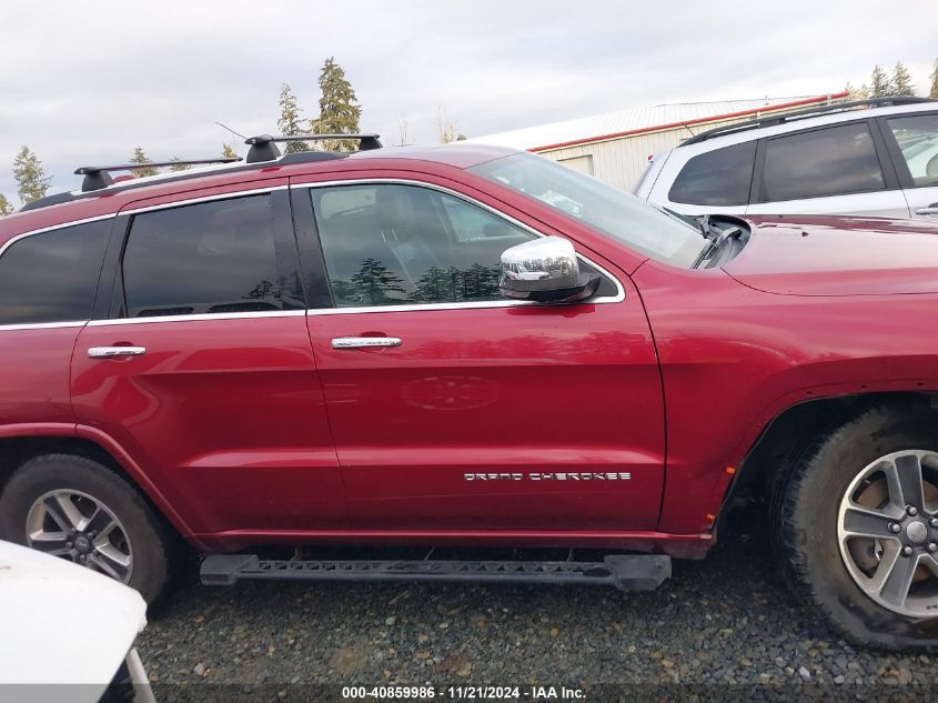 2014 Jeep Grand Cherokee Overland VIN: 1C4RJFCG7EC172726 Lot: 40859986