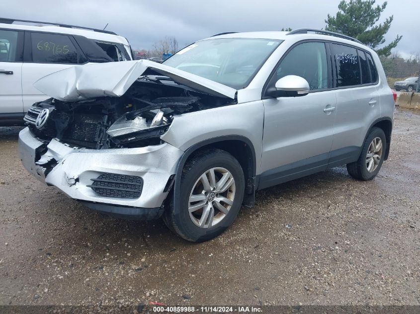 2016 VOLKSWAGEN TIGUAN R-LINE/S/SE/SEL - WVGBV7AX3GW553291