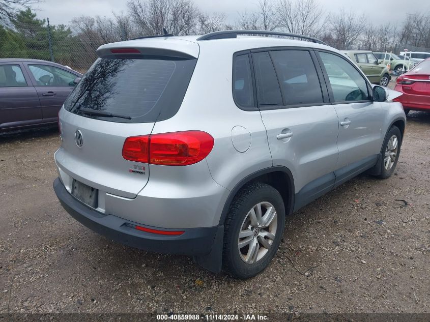 2016 VOLKSWAGEN TIGUAN R-LINE/S/SE/SEL - WVGBV7AX3GW553291