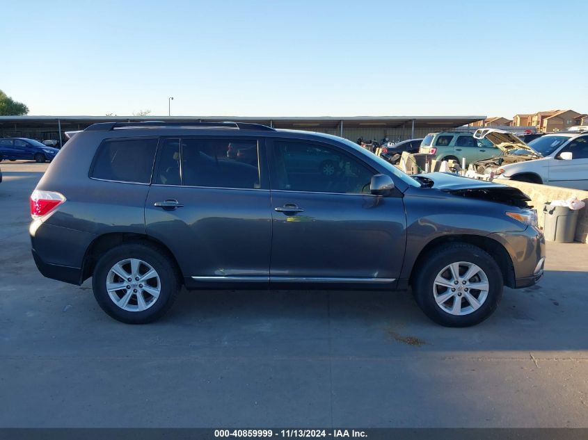 2013 Toyota Highlander Se V6 VIN: 5TDZK3EH0DS102970 Lot: 40859999