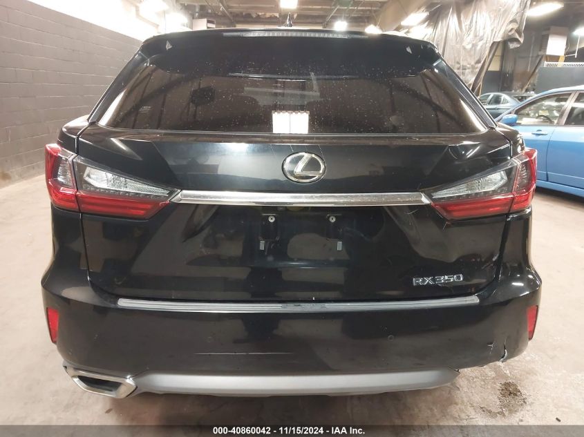 2016 Lexus Rx 350 VIN: JTJBZMCA9G2000729 Lot: 40860042