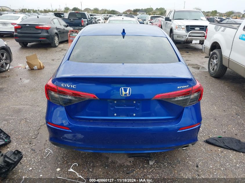 2022 Honda Civic Sport VIN: 2HGFE2F58NH585389 Lot: 40860127